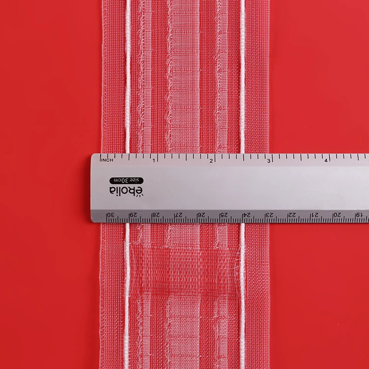 Hot sell assurance colorful durable and accessories in china ruffle curtain pleater tape