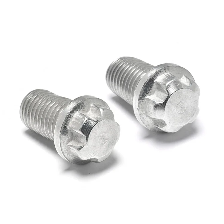 M6 M8 M10 High Precision Stainless Steel 5 Point Hex Head Flange Bolt