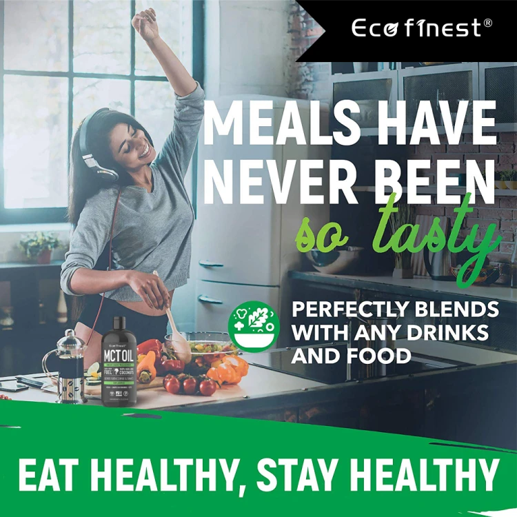  Лидер продаж на Amazon органическое кокосовое масло MCT