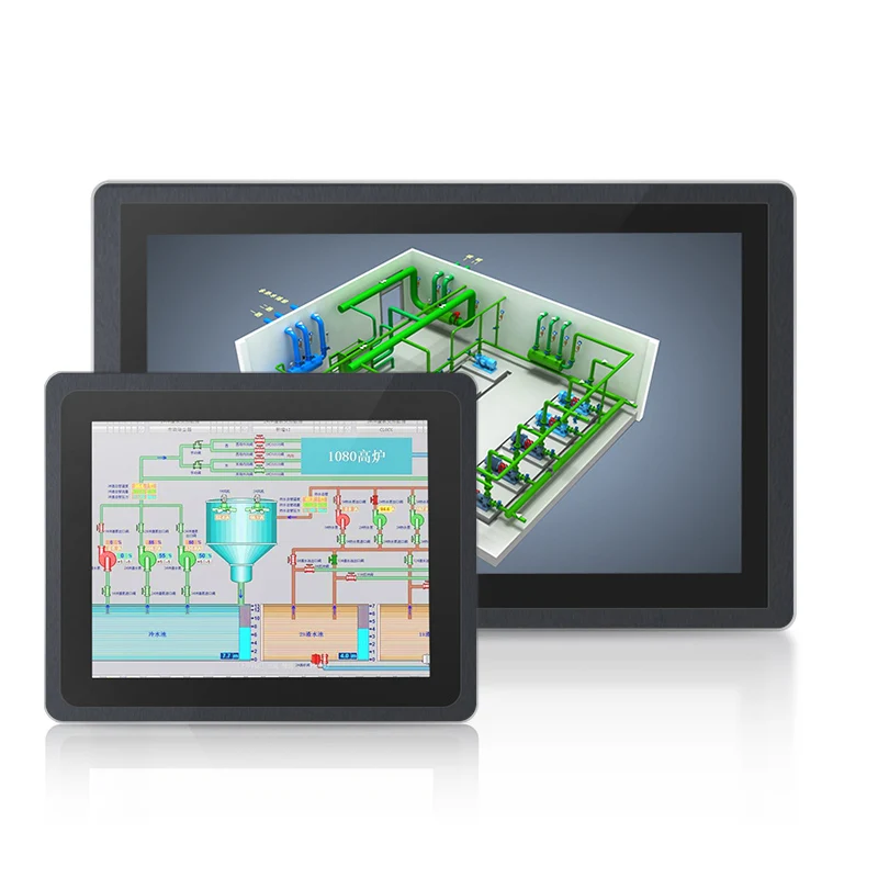 15 17 19 215 inch all in one computer touch panel pc industrial wall mount monitor capacitive touch monitor