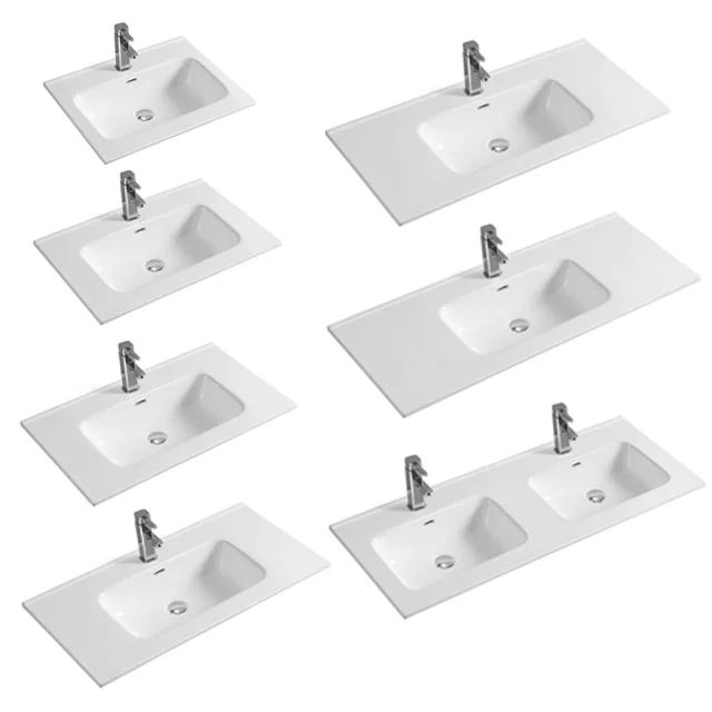 First-D1 Thin Edge Ceramic lavabo luxury Cabinet bathroom sinks wash basin