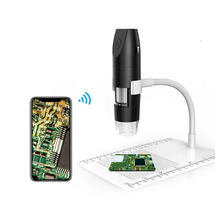 HD  WIFI  2000X digital microscope  1080P LED  WiFi Microscope Mobile Phone Microscope Camera for  Android