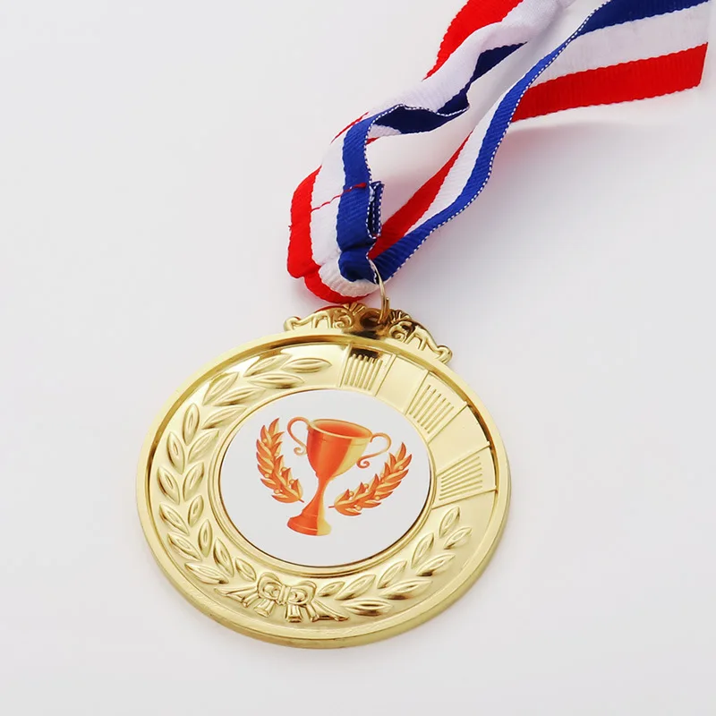 2022 sublimation blanks 1 side thermal transfer printing  metal medal  for sublimation