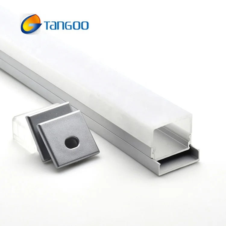 20x18.9mm anodized aluminum extrusion profiles with 180 degree square extruded aluminum profiles