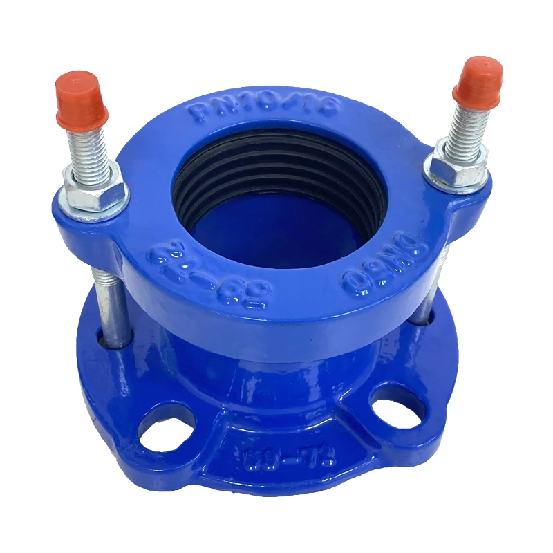 Dismantling Joint Pipe for Pvc Pipe Flange Adaptor Factory Wholesale Ductile Iron Hexagon Spray Paint Flange Adapter 3 Years