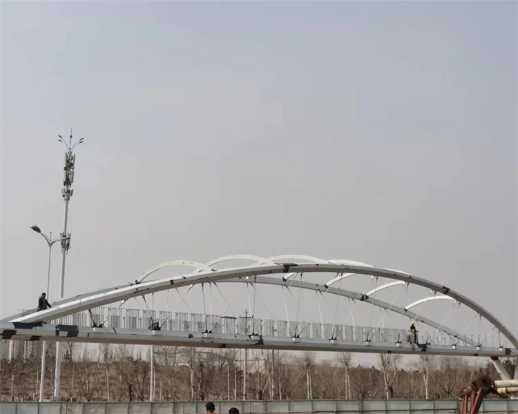 Manufacturer- supplied Modern Design Portable Steel Pedestrian Truss Structure Bridge Structural Steel Bridge
