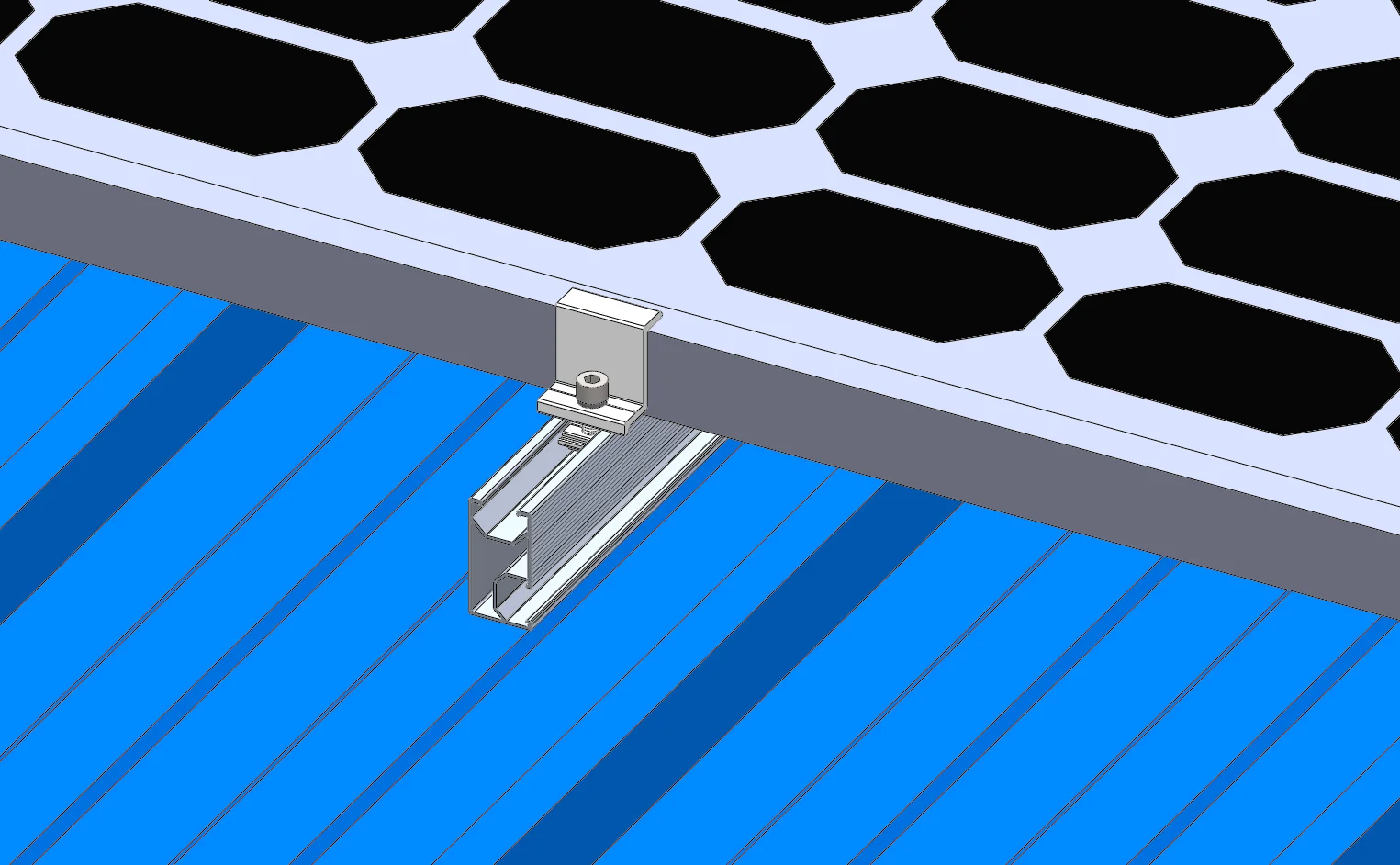 Wholesale Price High Quality Solar Mounting End Clamps Photovoltaic Installation Adjustable Clamp Solar Mounting System