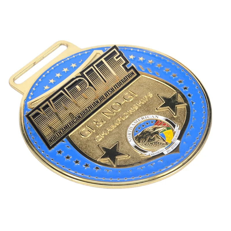 Medal Manufactures Gold Plated Custom Made 3d Blank Race Metal Sports Medals