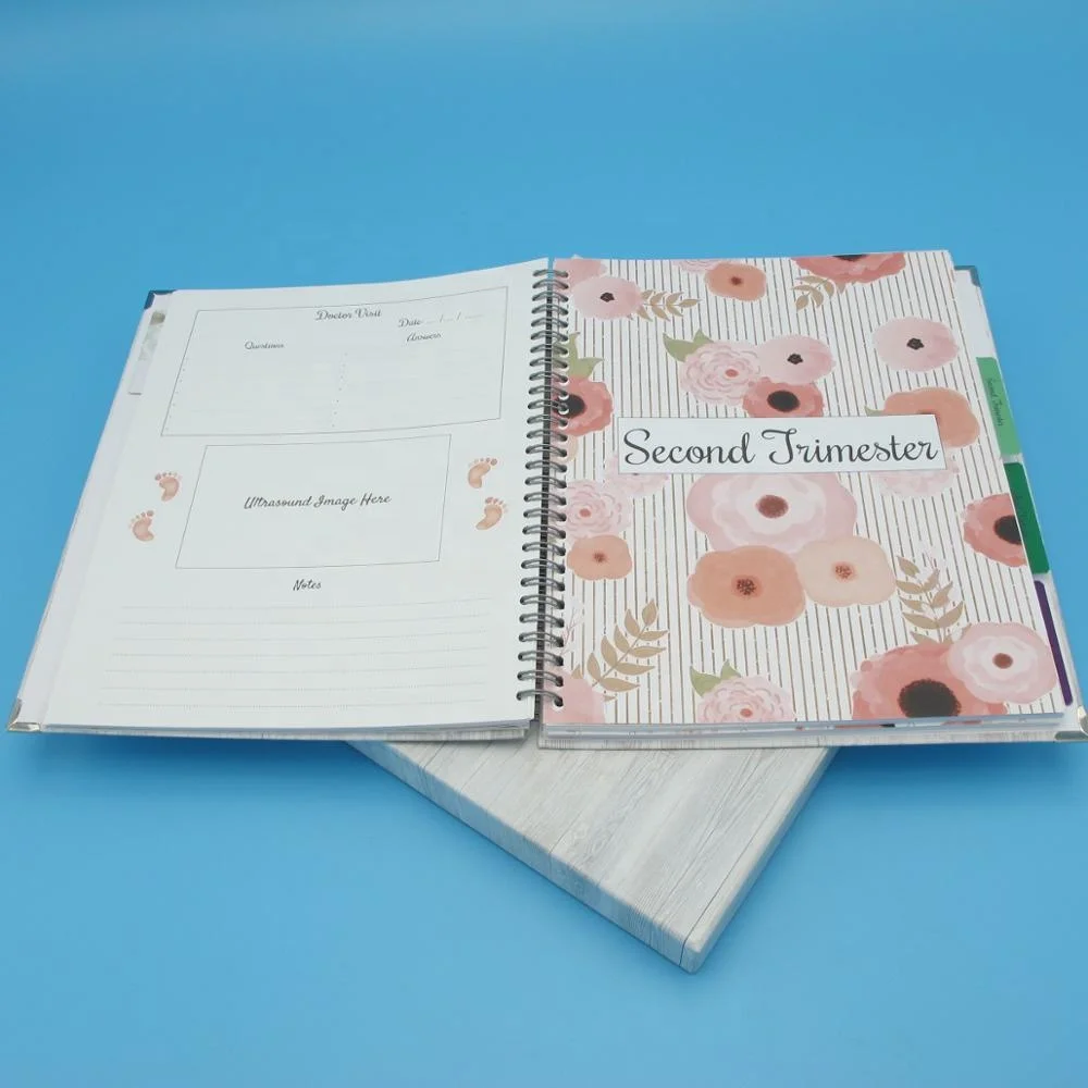 
Gift book customized special design spiral notebook printing 
