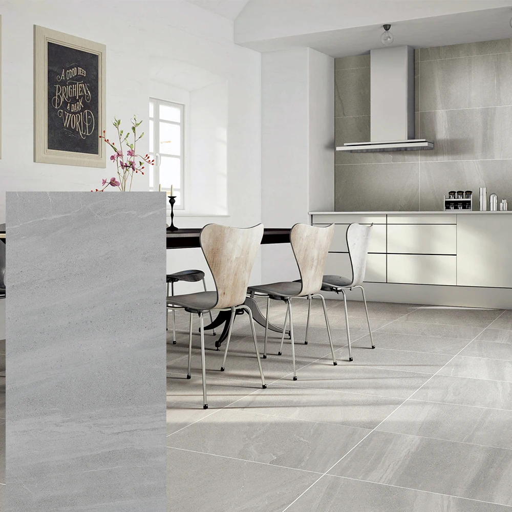 house flooring bathroom porcelain kitchen floor grey matte ceramic tile 600x1200mm