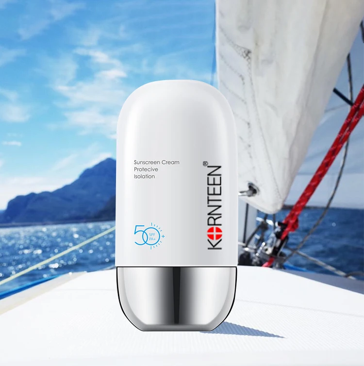 Free Sample Custom Logo Sunscreen Whitening Spf 50 Based Sunscreen Cream For Face Sundown Sunscreen