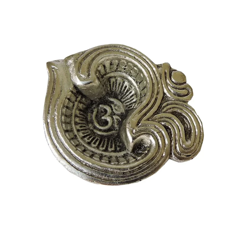 Позолоченный алюминий OM Diya для украшения дома Deepak Silver Art декоративный производитель из Индии на экспорт