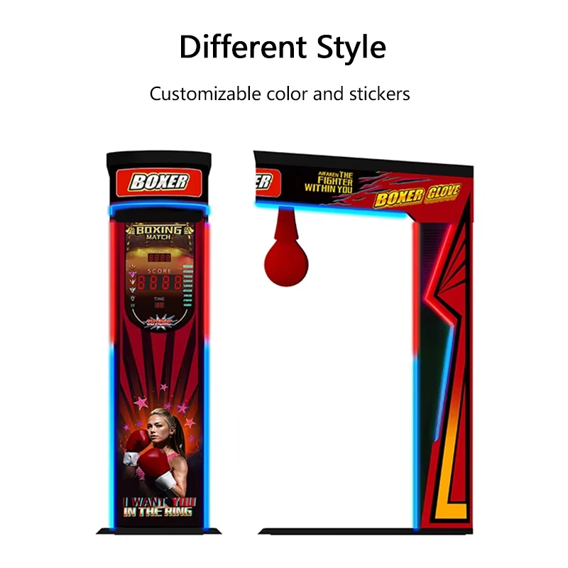 Boxing-punch-machine Guangzhou Arcade Sports Coin Operated By Boxing Beat Score Game Machine Entertainament Boxing Machine