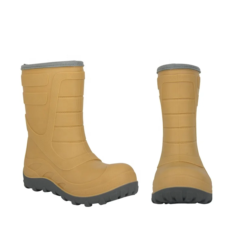 Детские зимние водонепроницаемые толстые шерстяные сапоги из термопластичной резины для девочек