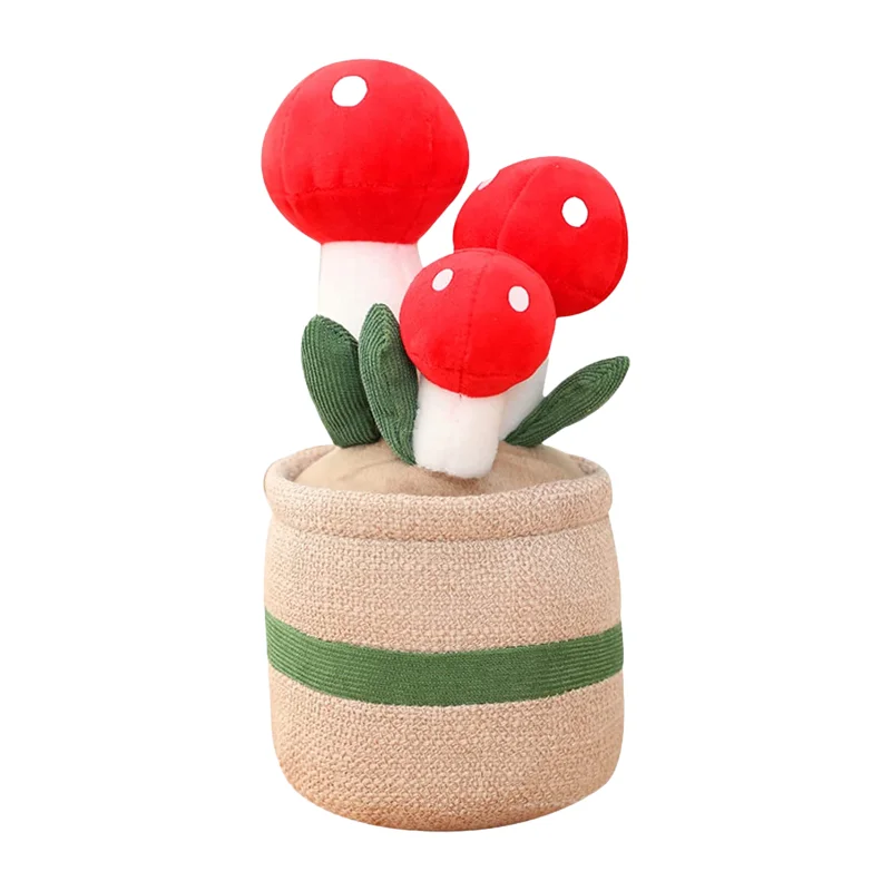 25cm  Custom Simulation Tulip Plants Plush Stuffed Toys Creative Potted Flowers Pillow Soft Doll For Girls Kids Birthday Gift