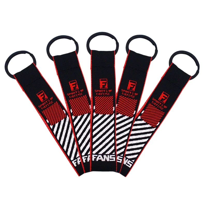 ZW Nylon Fabric Flight Car Tuning Racing Sports Hook Strap Street Custom Jet Tag Ring Keychain Stretching Strap