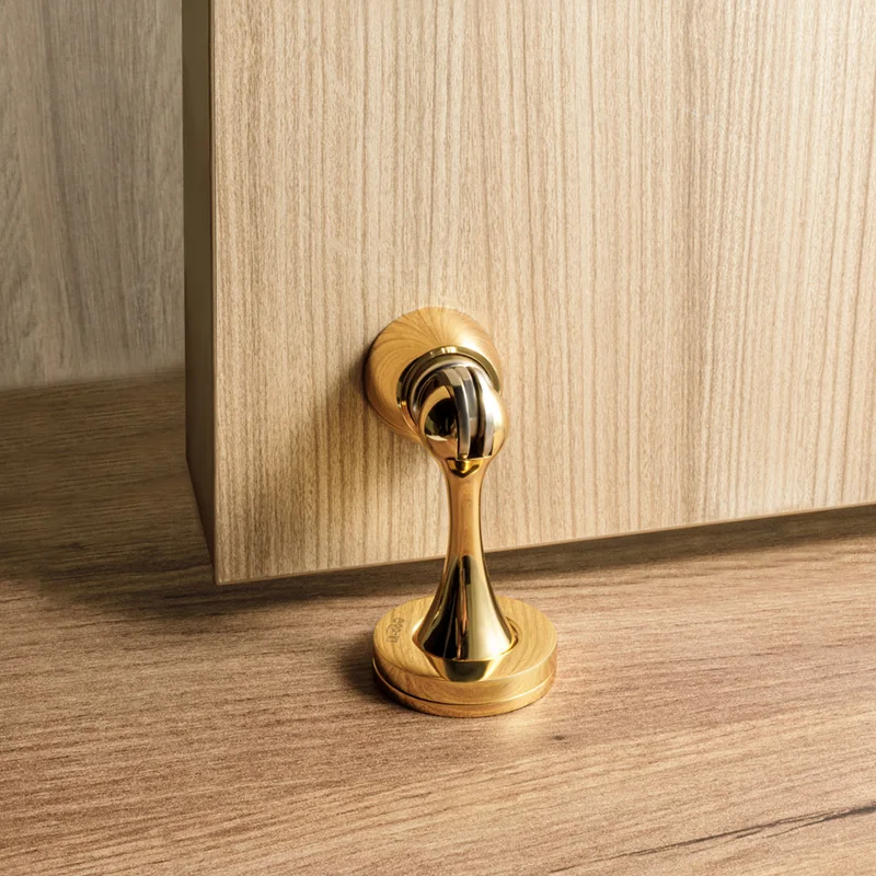 Modern style strong magnetic stainless steel door stopper used for windproof door bumpers in hotel bedrooms