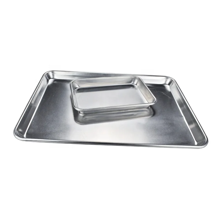 Professional Aluminum Sheet Pan for Baking Cookie Sheet Tray Durable Small Baking Trays for Oven Aluminum Baking Sheet