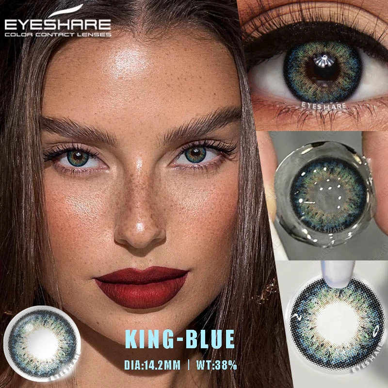 Eyeshare Factory Outlet Gray Colored Eye Contact Lenses Wholesale Natural Eye Make Up Soft Color Contact Lens Cosplay Lenses