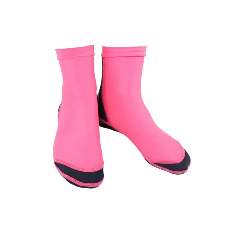 
Colorful bright high elastic neoprene waterproof lightweight high diving socks 