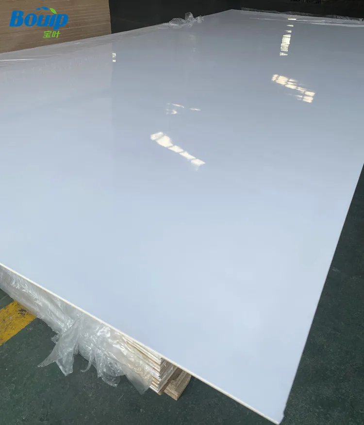 High Glossy White Color Fancy Plywood for Furniture