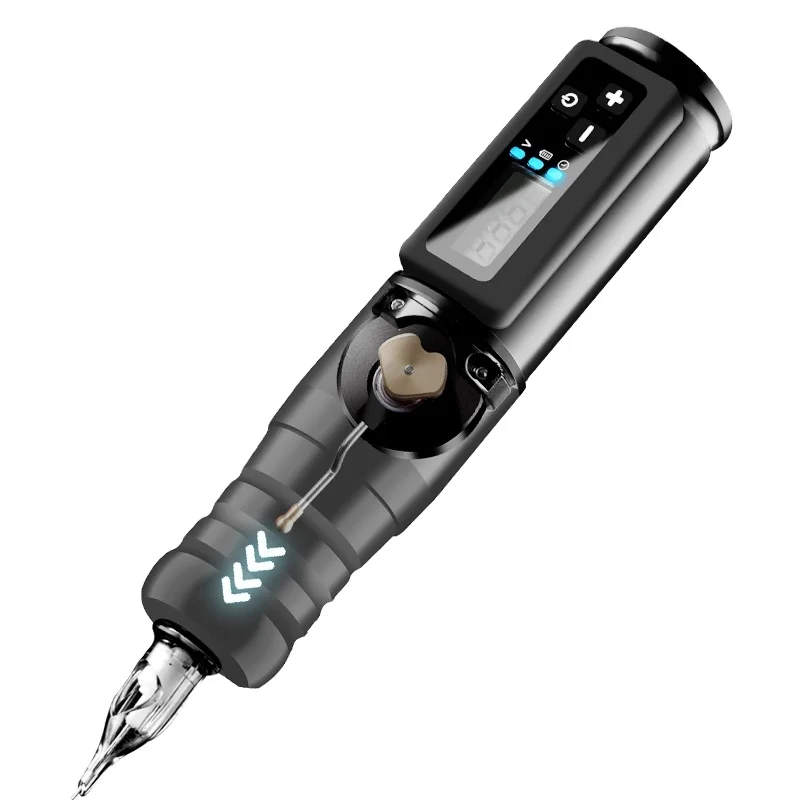 Kissure Rechargeable Wireless Tattoo Machine Pen Digital LED Display tattoo tool For body art