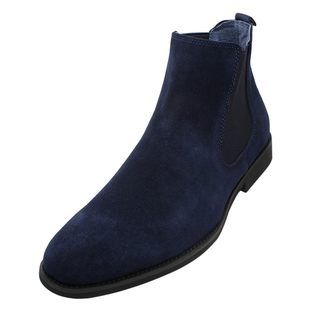 Итальянские дизайнерские стильные мужские Ботинки Ботильоны замшевые кожаные ботинки челси премиум-класса для