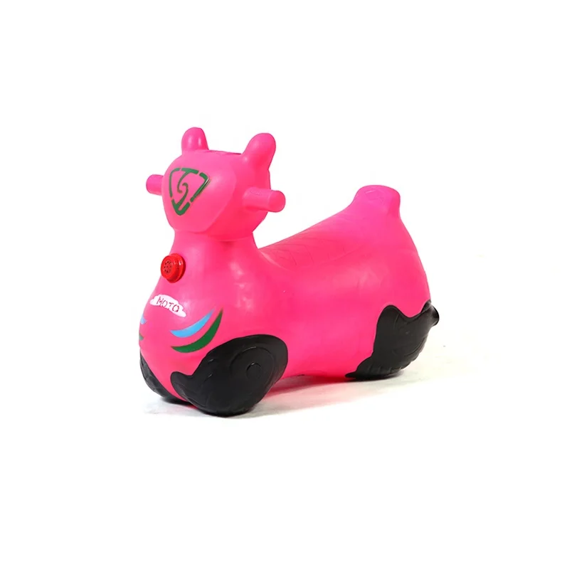 PVC Hot sale jumping horse toy OEM motorbike with eco-friendly material