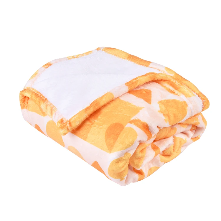 custom digital print super soft anime microfiber flannel fleece printed baby throw blanket for winter