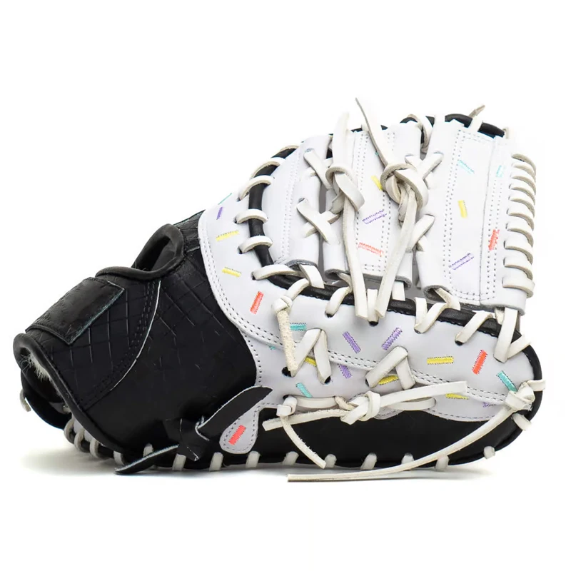 New innovation custom 12.75 inch icecream style kip leather baseball glove first base baseball glove lefty