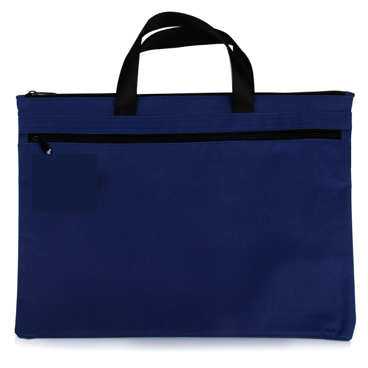 Portable Double Layer File Folder Zipper 600D Polyester Filing Holder Computer Paper A4 Document Bags