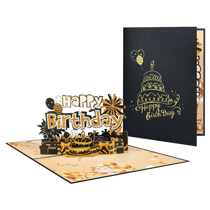 Creative 3d Merry Christmas Cards Holiday Greetings Handmade Christmas Pop Up Greeting Cards Postcards Gifts With Envelope