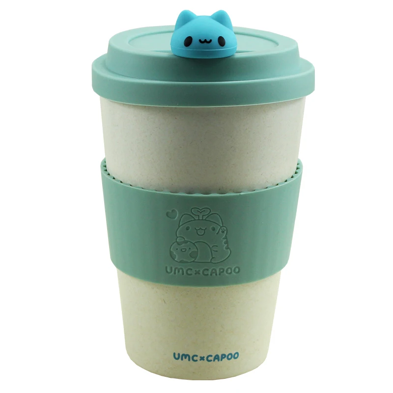 Best selling items new style green lifestyle bio bamboo fiber travel mug
