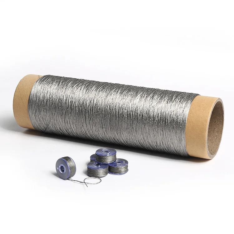 Оптовая продажа, проводящая нить из нержавеющей стали, высокопрочная металлическая нить для шитья (1600069835952)