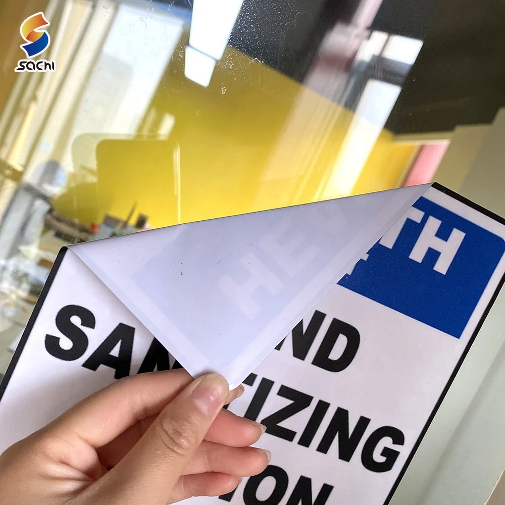 customizable building exterior advertising clear label logo bus vinyl window waterproof sticker