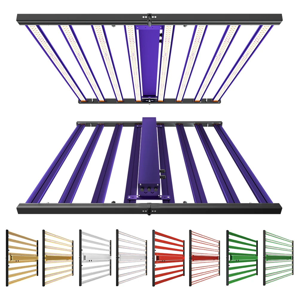 Maaadro High PPF PPFD Commercial Horticulture Cultivation 700w Led Grow Light 8 Strips Spider Lamps for Indoor plant
