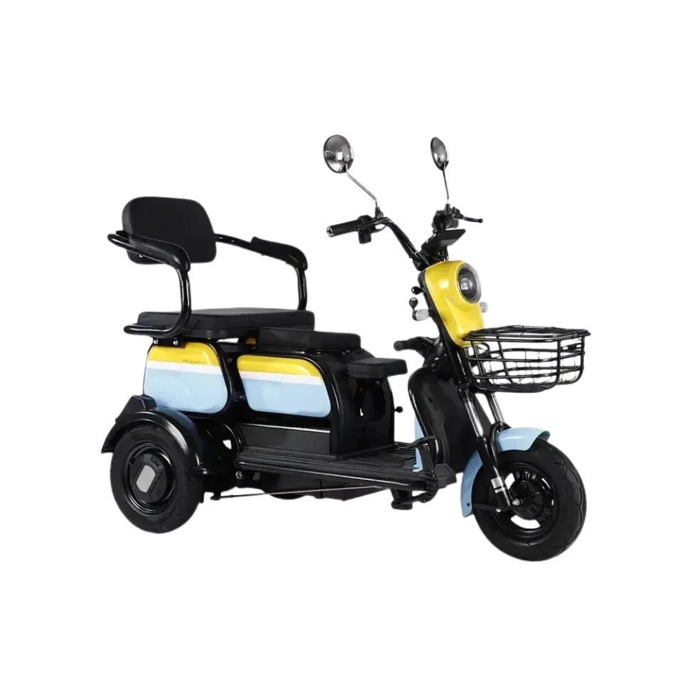 Electric 3-wheel electric bicycle electric rickshaw 600w electric motor electric tricycle motorcycle