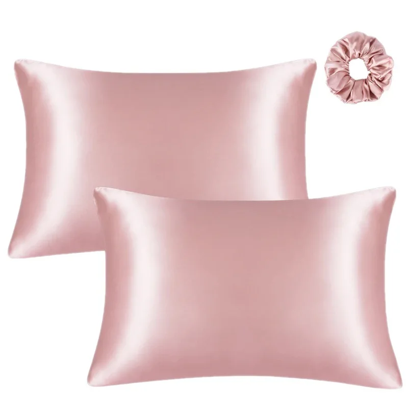High Quality Satin Silk Pillowcases natural silk pillowcase mulberry silk pillow case standard