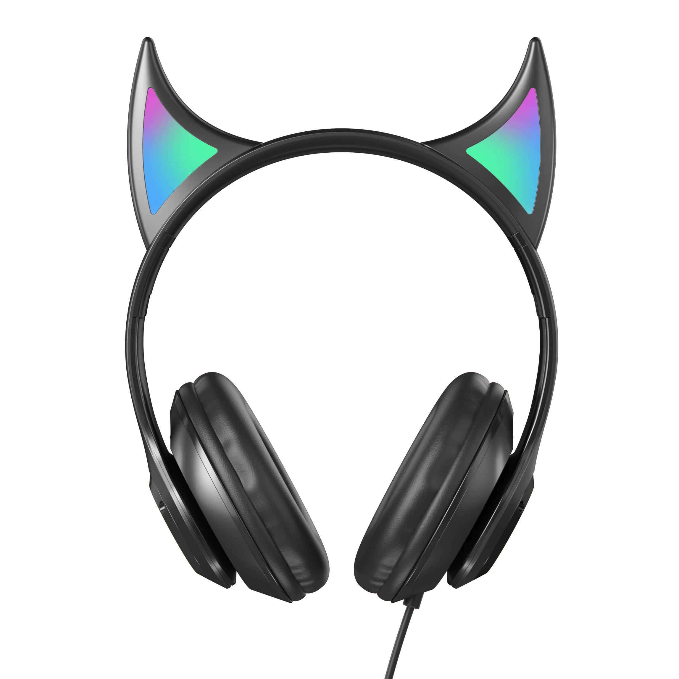 2021 Hot sale game headphone Newest Cat Ear Bests Studio Gaming Travel Computer big lED light