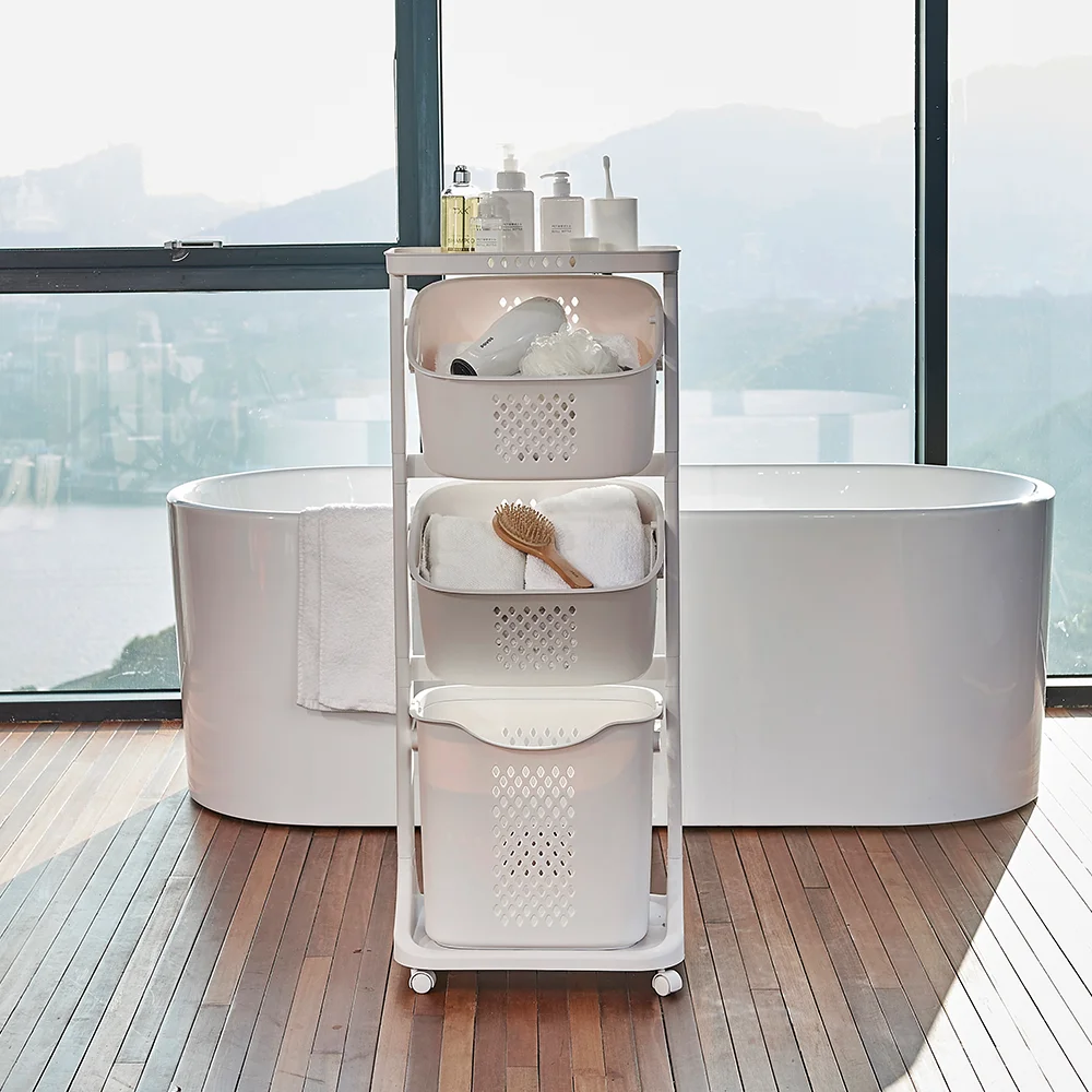 Переработанных пластиковых бутылок для грязного белья 3 физиотерапевтическое оборудование, корзина для белья