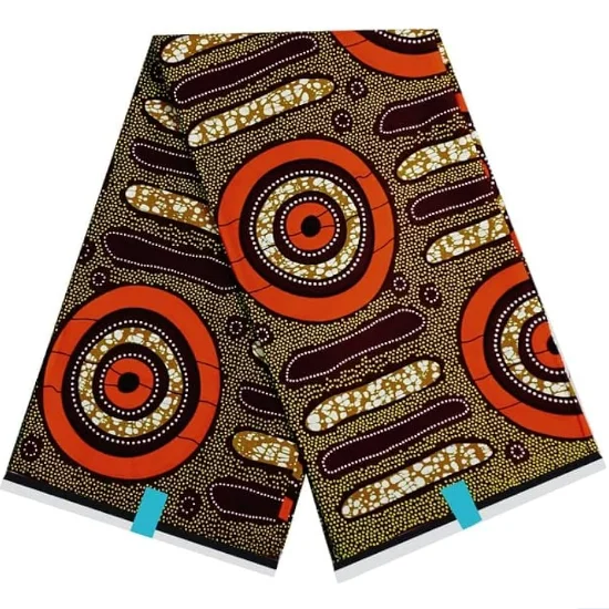Customized Own Design African Wax Print Dutch Fabric Colorful Holland and Ankara Wax Print Style Fabric