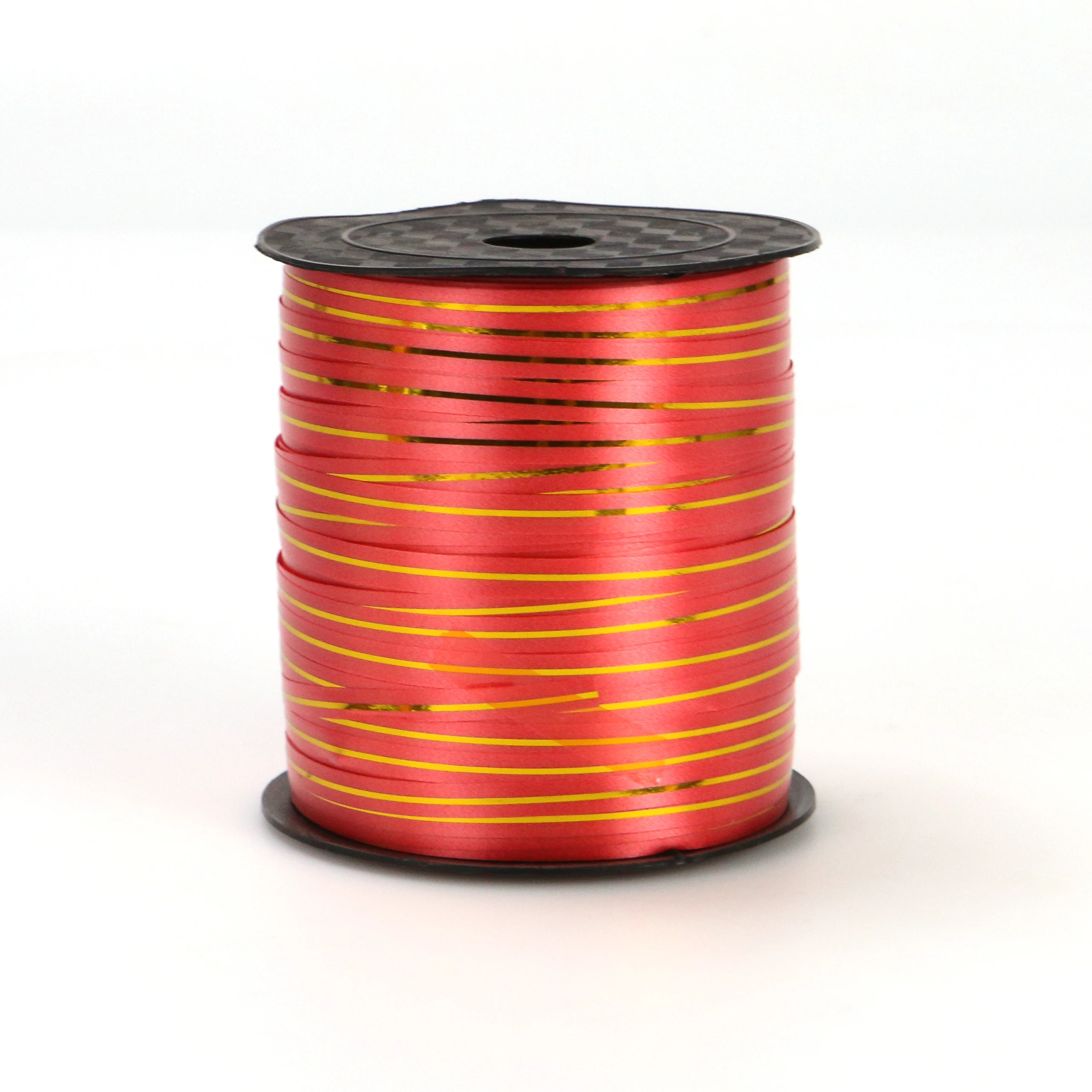 hor sale balloon curling ribbon gold thread gift packing ribbon PP plastic curling ribbon