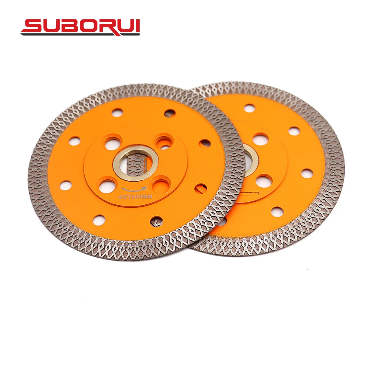 BORUI Blade Diamond Saw Blade Customised Industrial OEM Circular Saw Blade Hot Press Sintered Turbo-mesh Cutting Disc 10 X 40