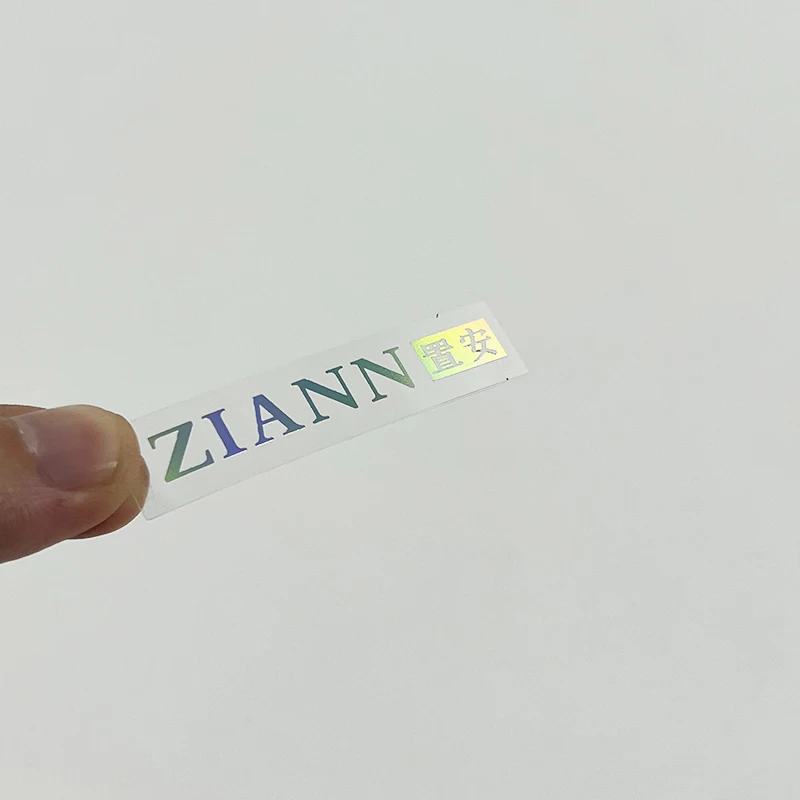 High Quality Vinyl Holographic Logo Printing Custom Die Cut Laser Hologram Car Stickers for car