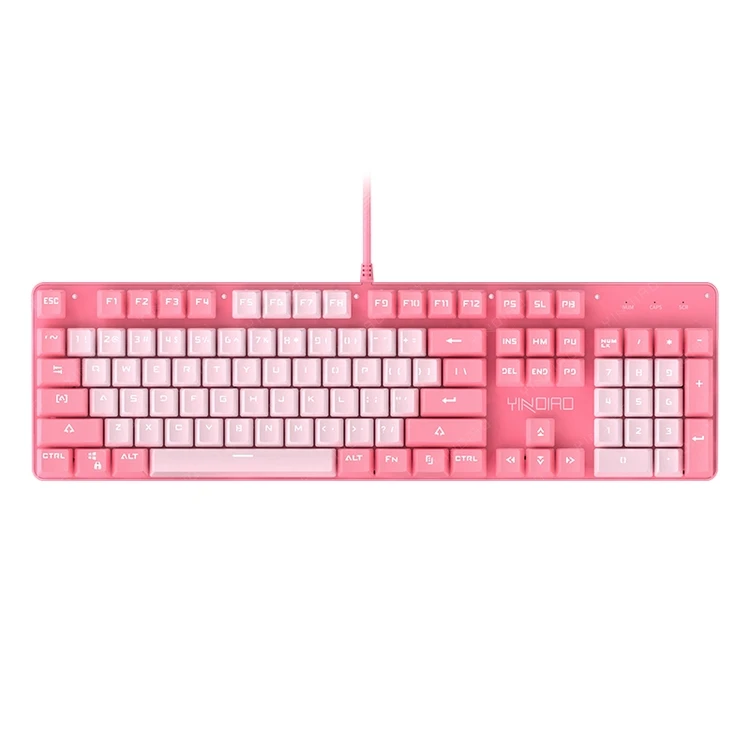 Good price New product 2020 usb keyboard pink pink steampunk mac keyboard