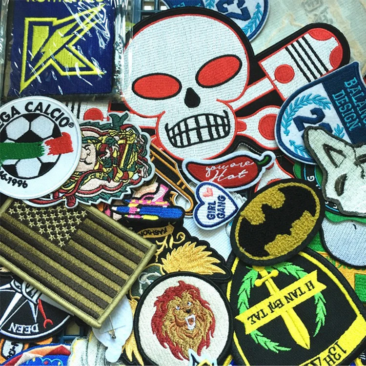 Custom Any Size Any Shape Design Full Embroidery Patches for Iron Sew on Clothes, Vest, Military Uniforms,Tactical Gears