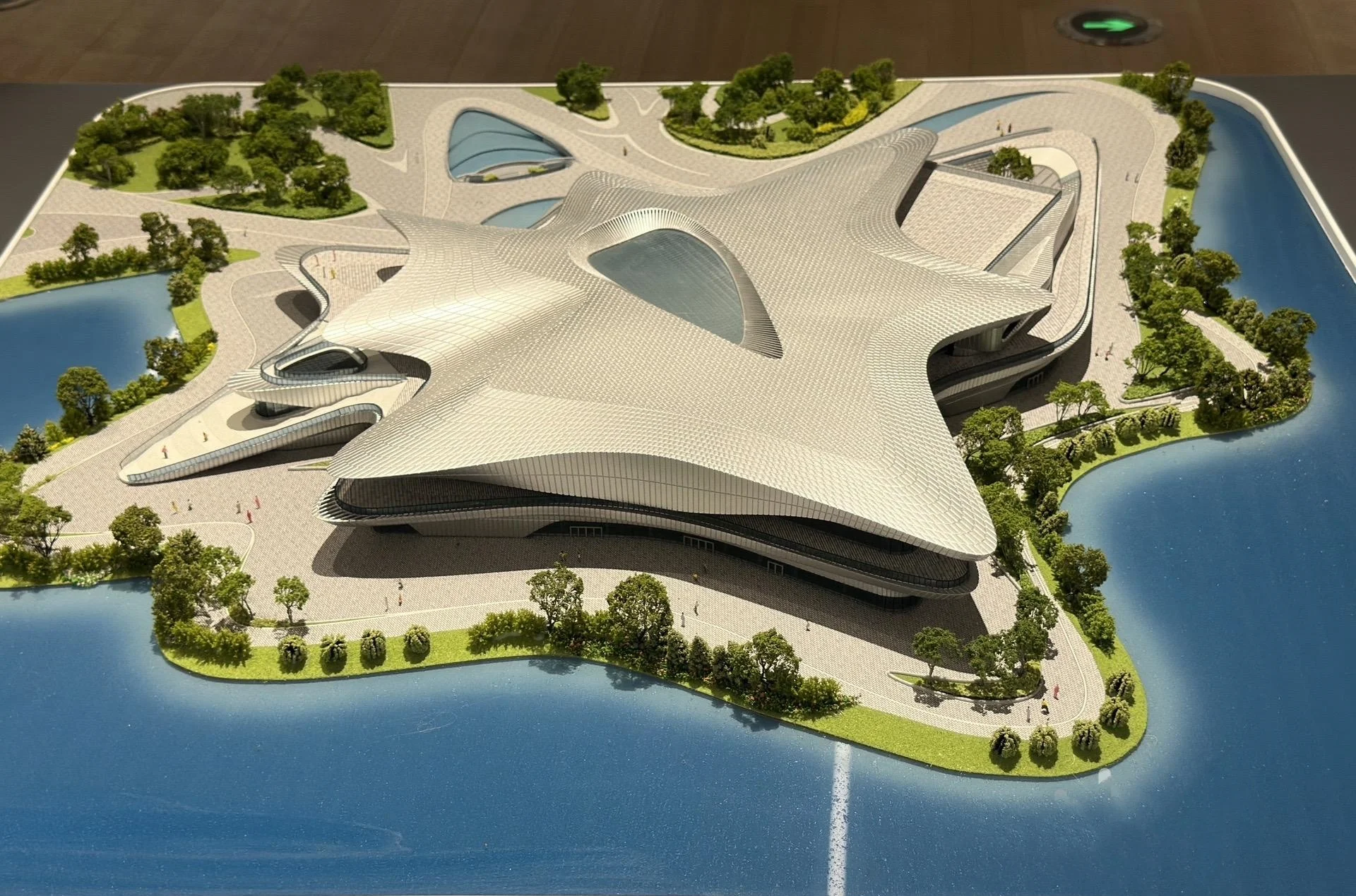 Commercial Building and Gymnasium Architectural Scale Models Comprehensive Modeling of Various Scales