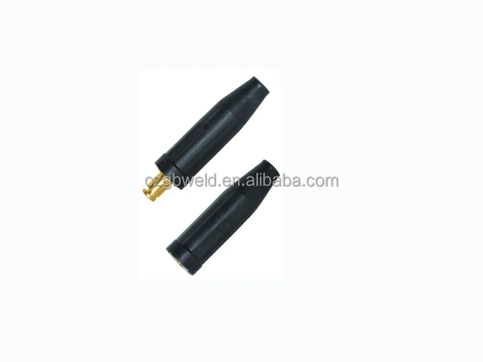 High quality welding cable connectors 10-25 35-50 50-70 70-95 cable plug male and welding cable socket female for welding