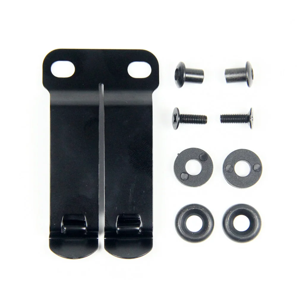 IWB 3CR13 Stainless Steel Belt Clip Grip Hook Loop for Kydex Leather Hybrid Holster Making With Assemble Screw