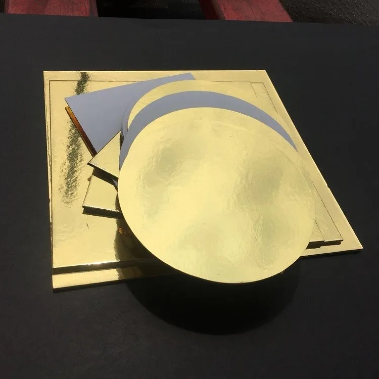 Coating Gold round paper board cake base board